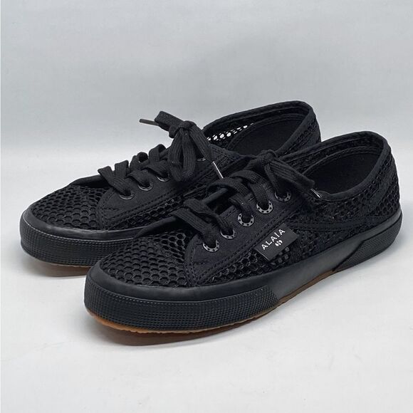 Alaia Shoes - Alaïa Alaïa x Superga Mesh Flat Sneakers size 37